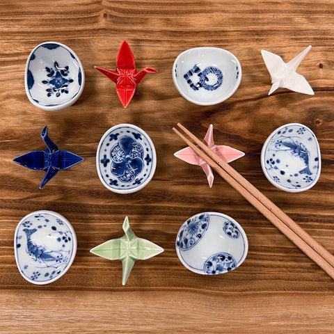 Omotenashi TSURU Set 5 Chopsticks Rests