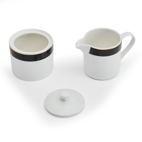 Luxe Deco Sugar Pot & Creamer 2pc Set