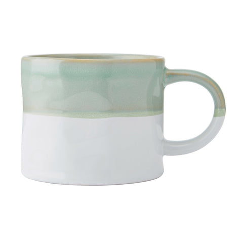 Stoneware Mug, Ombre Green, 350ml, Labelled