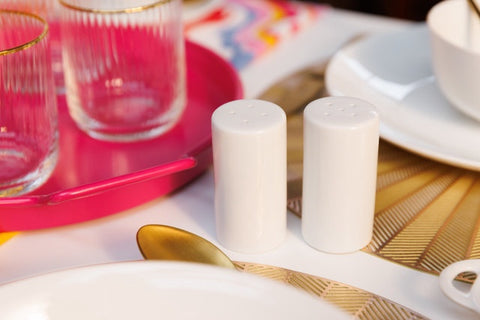 Chalk Salt & Pepper Shakers 2pc Set
