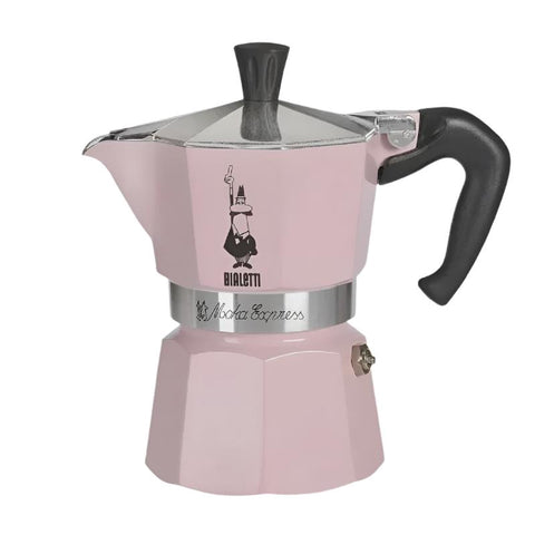 Moka Express 3 Cup Candy Pink