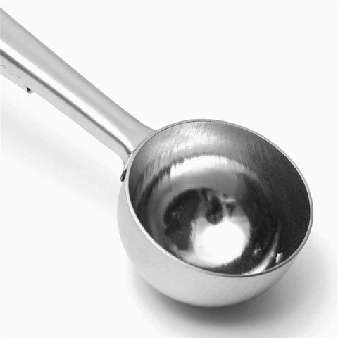 SS Coffee Measure Spoon and Bag Clip