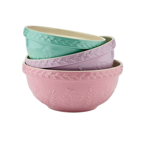Baking Traditions Mixing Bowl 3 Pack Pastel Multi Colour