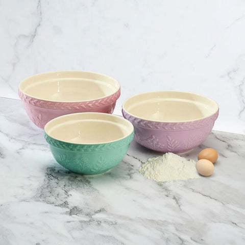 Baking Traditions Mixing Bowl 3 Pack Pastel Multi Colour