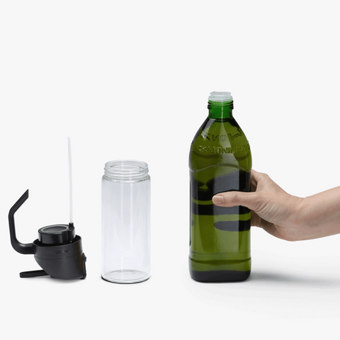 Oileroo - Black + Glass Bottle