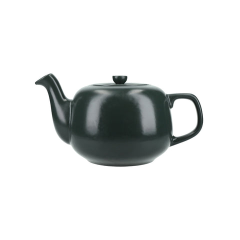 Ceramic Teapot, Green, 1.2 Litres, Labelled