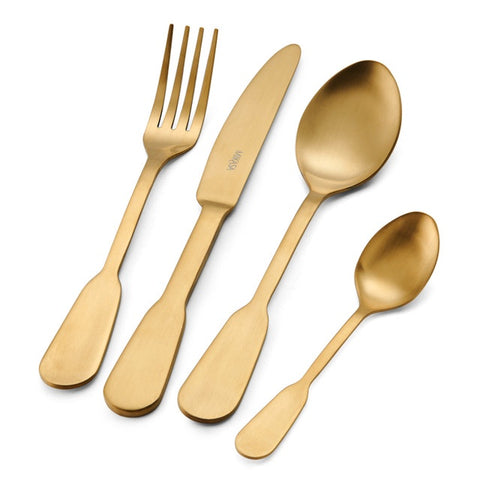 Soho Gold 16pc Cutlery Set