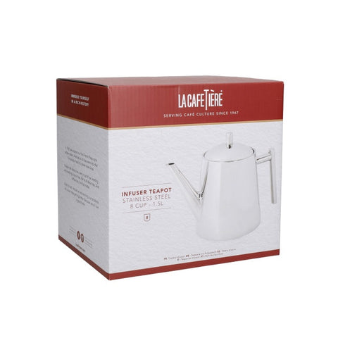 Infuser SS Filter Teapot 8 Cup 1.5L