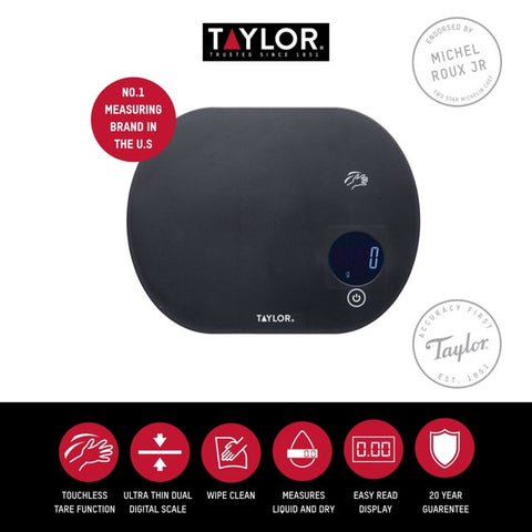 Touchless Tare Digital Kitchen Scale 5.5kg, Gift Boxed