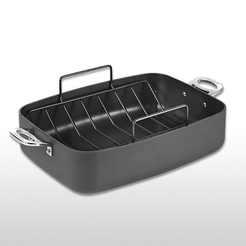 Chefs IA+ Roasting Pan with Rack 39 x 28cm