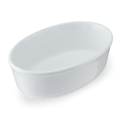 Chalk Oval Pie Dish 18cm
