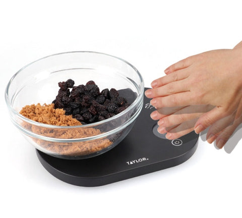 Touchless Tare Digital Kitchen Scale 5.5kg, Gift Boxed