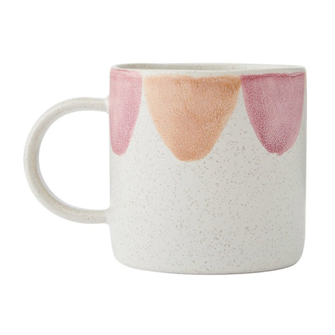 Stoneware Mug, Scallop, 380ml, Labelled