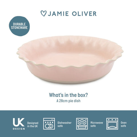 Big Love Stoneware Proper Pie Dish, 28x6cm, Gift Boxed
