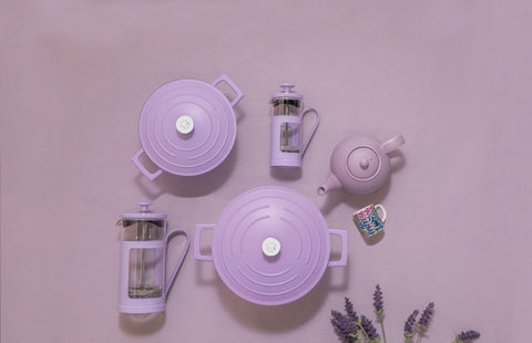 Monaco Cafetiere 8 Cup 1 Ltr Lavender