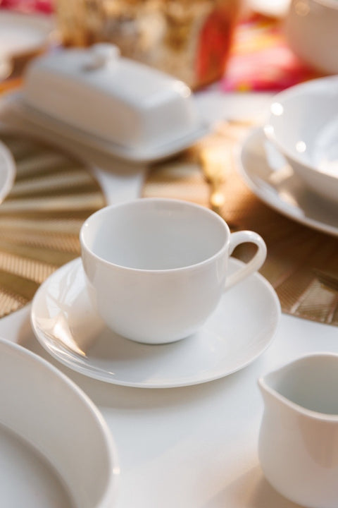 Chalk Tea Cup & Saucer 220ml 2pc Set