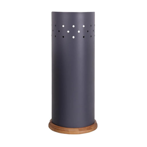 White Magic Eco Basics Toilet Roll Holder - Charcoal