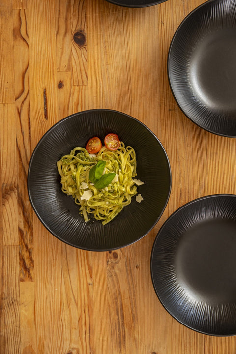 Jardin Midnight Pasta Bowl 20cm 4pc Set