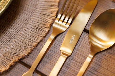 Soho Gold 16pc Cutlery Set