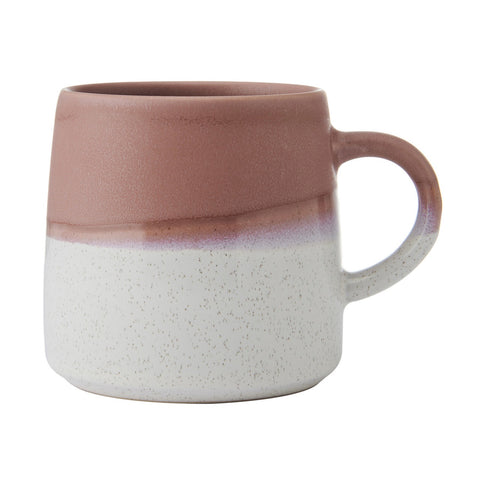 Stoneware Mug, Pink Glaze, 390ml, Labelled