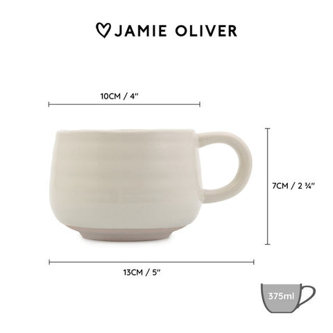 Big Love Stoneware 375ml Cosy Cuppa Mug, White, Gift Boxed
