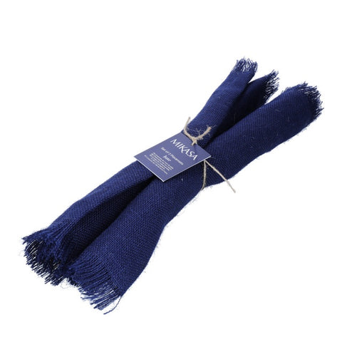 Rectangle Placemat 2pc Set - Blue Jute - 45 x 35cm