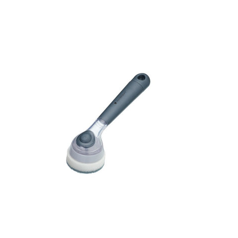 Soap Dispensing Dish Brush - Grey