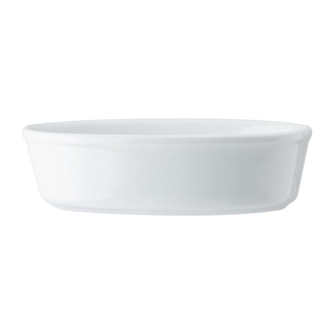 Chalk Oval Pie Dish 18cm