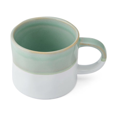 Stoneware Mug, Ombre Green, 350ml, Labelled