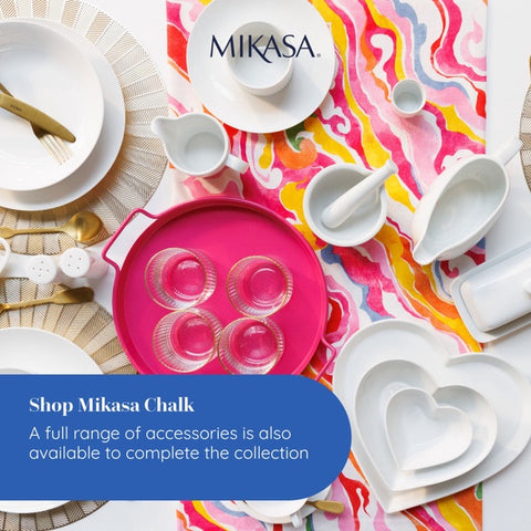 Chalk Tea Cup & Saucer 220ml 2pc Set