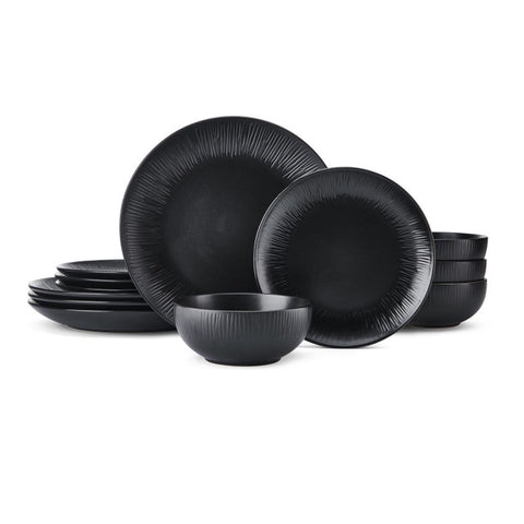 Jardin Midnight 12pc Dinner Set